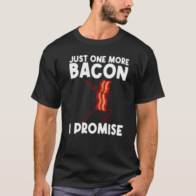 Dabbing Bacon Pancetta Bacon Strips Manar Kvinnor T Shirt (Framsida)