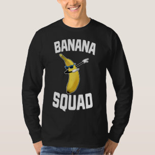 Dabbing Banana Squad Funny Gult Ripe Fruit T Shirt