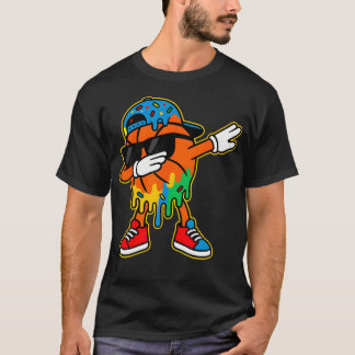 Dabbing Basket Ice Cream Drip Pojkar Basket T Shirt