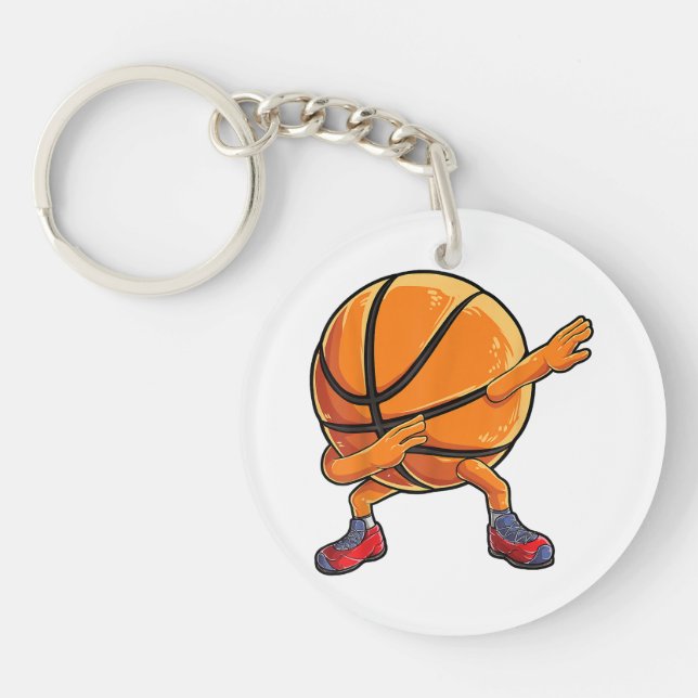Dabbing Basketball Boll Funny Boys Manar Women Spo (Framsidan)
