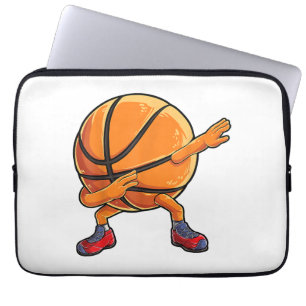 Dabbing Basketball Boll Funny Boys Manar Women Spo Laptop Fodral