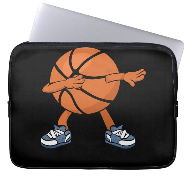 Dabbing Basketball Boll Laptop Fodral (Framsidan)