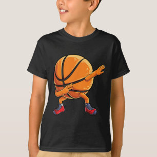 Dabbing Basketball Boll Roligt Boys Manar Women Sp T Shirt