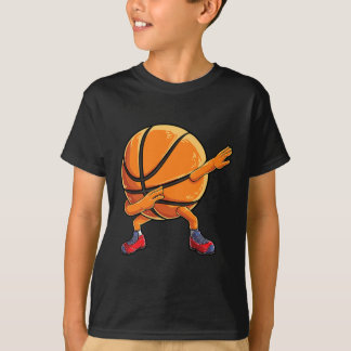 Dabbing Basketball Boll T Kids Boys Dab Dance Gift Shirt