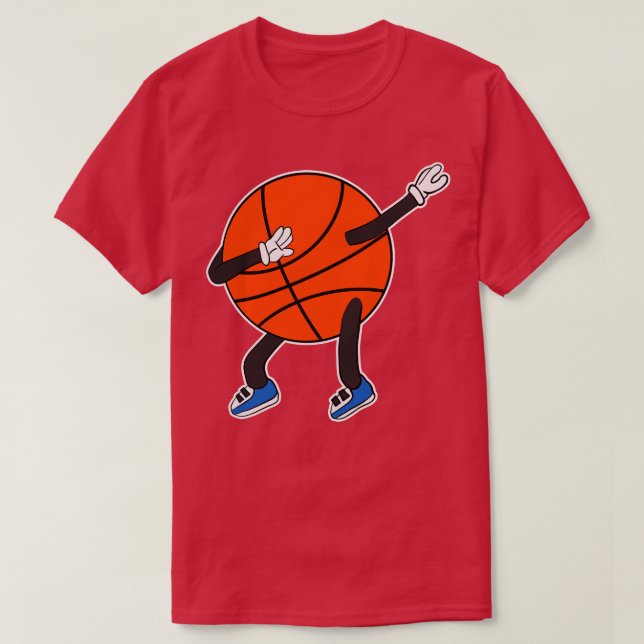 Dabbing Basketball Dab Dance T Shirt (Design framsida)
