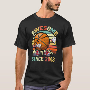 Dabbing Basketball Fantastisk sedan 2008 Birthday T Shirt