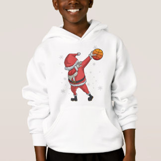 Dabbing Basketball Jultomten julgåva Tee Shirt