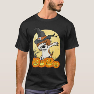 Dabbing Beagle Dab Dance Rolig hund Halloween Gift T Shirt