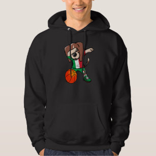 Dabbing Beagle Hund Italien Jersey Italy Basketbal Hoodie