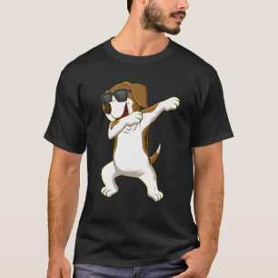 Dabbing Beagle Wearing Sunglasses Dab Dance Girls T Shirt