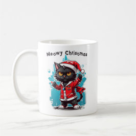 Dabbing Black Cat: God jul Kaffemugg