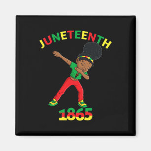 Dabbing Black Princess Junettonde 1865 Brown Skin Magnet