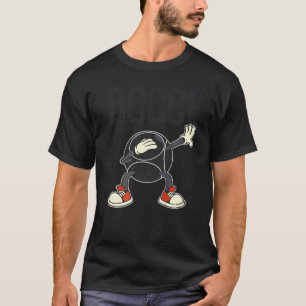 Dabbing Bocce Boll med Jack Bocci Dab Game Bocce T Shirt