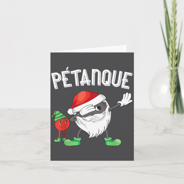 Dabbing Boules Ball Dab Christmas Cap Bouler Boule Kort (Framsida)