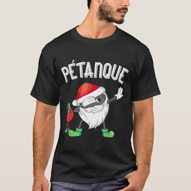 Dabbing Boules Boll Dab Julmössa Bouler Boule T Shirt (Framsida)