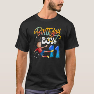 Dabbing Boy 11 Year Old Soccer Player 11th Birthda T Shirt