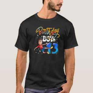 Dabbing Boy 13 Year Old Soccer Player 13th Birthda T Shirt