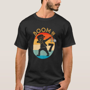 Dabbing Boy 7:e Birthday Outfit 7 Sju år gammal T Shirt