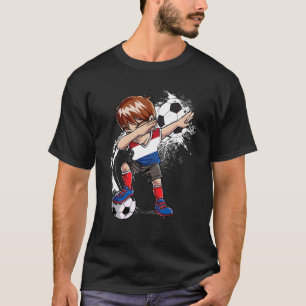 Dabbing Boy Netherlands Soccer Team World Soccer T Shirt