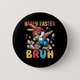 Dabbing Bunny Påsk Bruh Meme Funny Say Tonåringars Knapp