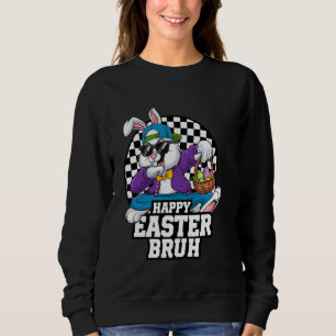 Dabbing Bunny Påsk Bruh Meme Funny Say Tonåringars T Shirt