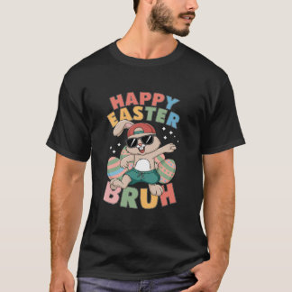 Dabbing Bunny Påsk Bruh T Shirt