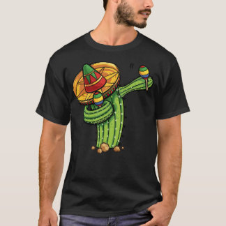 Dabbing Cactus Shirt Cinco de Mayo Fiesta mexikan T