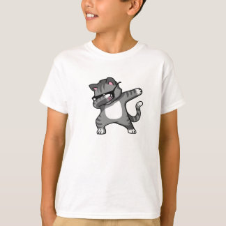 Dabbing Cat Rolig tröja Dab Hip hop T-Shirt