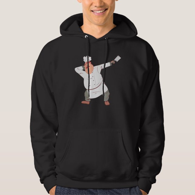 Dabbing Chef Culinary Cooking Cook Kitchen Restaur Hoodie (Framsida)