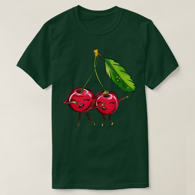Dabbing Cherries T Shirt (Design framsida)