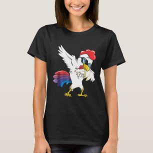 Dabbing Chicken Chicken Party Dekoration T Shirt