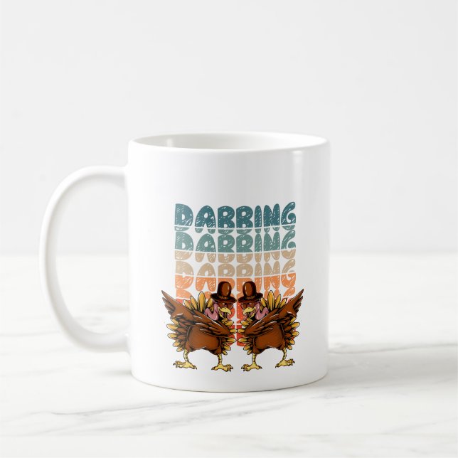Dabbing Chicken Kaffemugg (Vänster)