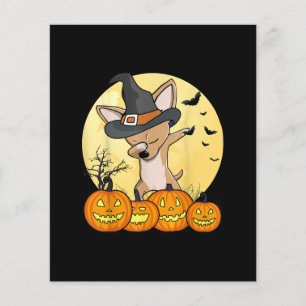 Dabbing Chihuahua Dab Dance Rolig hund Halloween