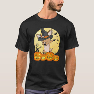 Dabbing Chihuahua Dab Dance Rolig hund Halloween G T Shirt