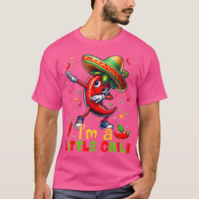 Dabbing Chili Pepper Cinco De Mayo Barn tröja Mex (Framsida)