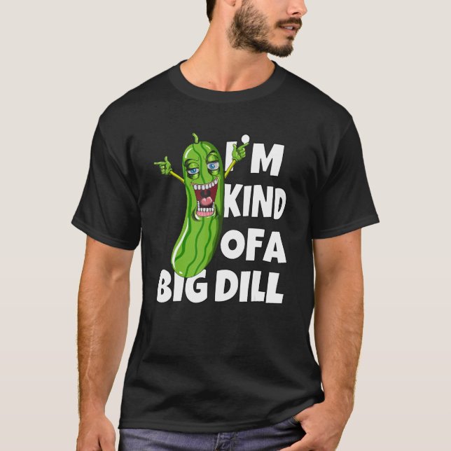 Dabbing Cucumber Veggies, jag är en stor docka. T Shirt (Framsida)