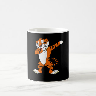 Dabbing Cute Tiger Animal Party Kaffemugg