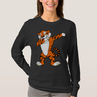 Dabbing Cute Tiger Animal Party T Shirt