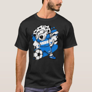 Dabbing Dalmatian Honduras Soccer Fläkt Jersey Foo T Shirt