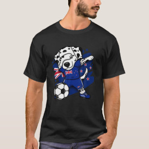 Dabbing Dalmatian New Zealand Ocer Fläkt Jersey F T Shirt