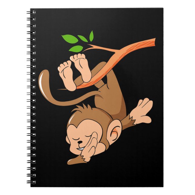 Dabbing Dance Monkey Anteckningsbok (Framsidan)