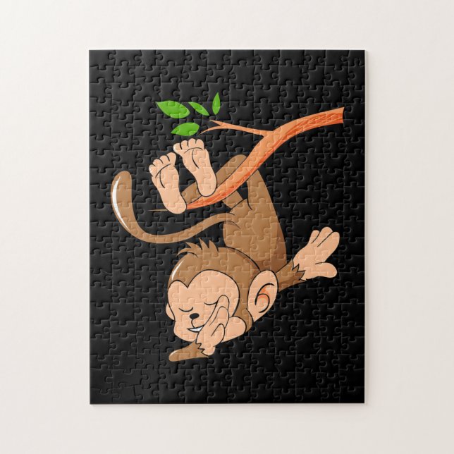 Dabbing Dance Monkey Pussel (Vertikal)