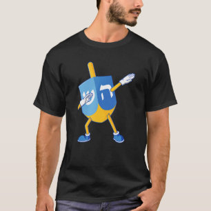 Dabbing Dreidel Hanukkah Dancing Chanukah Kids Gir T Shirt