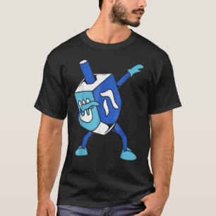Dabbing Dreidel Hanukkah for Boys Girls Kids T Shirt