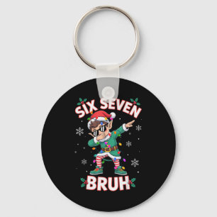 Dabbing Elf Sex Sju Bruh Jul 67 Meme Xmas Nyckelring