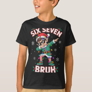 Dabbing Elf Sex Sju Bruh Jul 67 Meme Xmas  T Shirt