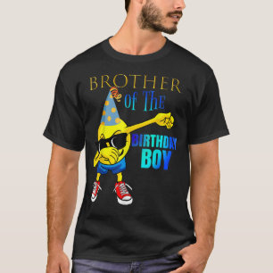 Dabbing Emoji BROTHER of Birthday Boy Party Outfit T Shirt