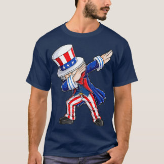 Dabbing farbror Sam 4:e juli Kids Boys Manar Gifts T Shirt