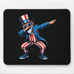 Dabbing farbror Sam Funny 4 juli Patriotic Boys Musmatta