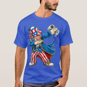 Dabbing farbror Sam Video Game Controller 4:e av T Shirt